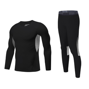 Survêtements de compression athlétiques anti-odeurs de qualité supérieure offrant des performances exceptionnelles pour les commandes en gros avec logo personnalisé - Product Image 1