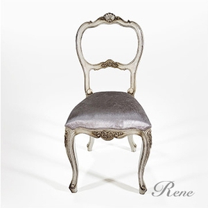 Meubles de salle à manger : Chaises de salle à manger n° 1752, Taille 43x43x90, Fabriqué en bois et en rotin avec des sièges en mousse élégants - Product Image 3