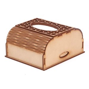 Wooden Laser Cut <b>Tissue</b> Box Handmade Eco Friendly Table Decor for Home <b>Wedding</b> Party - Product Image 6