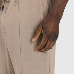 กางเกงจ็อกเกอร์ผ้าแคนวาสน้ำหนักเบา ระบายอากาศได้ดี สำหรับผู้ชาย ขายส่ง ออกแบบได้ตามต้องการ ปิดด้วยเชือกผูกเอวสูง ผลิตจากโพลีเอสเตอร์/คอตตอน - Product Image 4