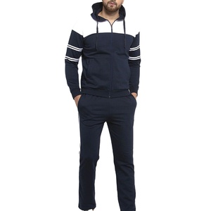 Custom Winter Solid Breathable High Quality Drawstring Sweatsuit/Tracksuit for <b>Men</b> Regular Fit Jogger Set - Product Image 1