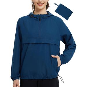 Chaqueta Cortavientos Personalizable para Mujer, Impermeable, Lisa, para Actividades al Aire Libre - Product Image 1