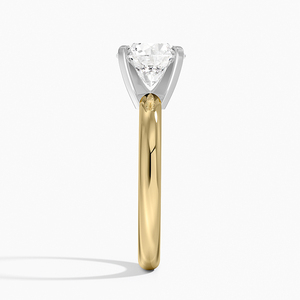Anillo de compromiso con diamantes en forma de racimo de vid botánica - Product Image 2
