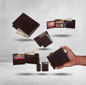 Luxury Leather <b>Wallet</b> <b>for</b> <b>Men</b> with <b>RFID</b> Blocking Technology Premium Brown Bi-Fold <b>Wallet</b> <b>for</b> <b>Men</b> with Cash Compartments - Product Image 6