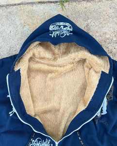 Sweat à capuche zippé gothique pour homme 100 % coton French Terry, coupe oversize, imprimé, respirant, coupe classique, idéal pour l'automne - Product Image 4