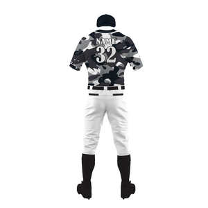 Ensemble complet de maillots et pantalons de baseball en polyester respirant à séchage rapide, imprimés numériquement sur mesure, collection 2026, vente en gros - Product Image 4