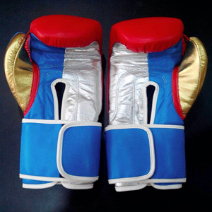 Gants de boxe de gymnastique personnalisés en cuir métallisé Gants de kickboxing d'entraînement spéciaux - Product Image 3