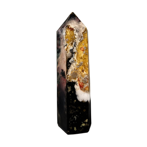Venta al por Mayor de Torre de Ágata Natural Pulida de 10 cm con Forma de Raíz de Palma Petrificada para Decoración del Hogar y Regalos - Product Image 2