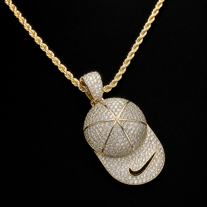Pendentif Casquette de Basketball Hip Hop d'Élite avec Diamants Brillants CVD de Laboratoire – Bijoux de Luxe - Product Image 1