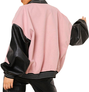 Women's Wool Varsity <b>Jackets</b> Wholesalers Custom Design Embroidery Patches Cropped Letterman <b>Jackets</b> for Women Breathable - Product Image 4