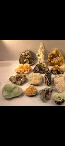 Lote de Especímenes Minerales de Zeolita Natural, Colección de Piedras Crudas, Artículos Coleccionables de Maharashtra, Decoración para el Hogar - Product Image 3