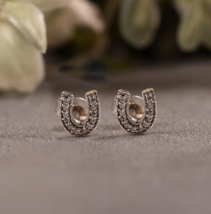 Pendientes de Diamantes Naturales con Forma de Letra U, Plata de Ley 925, con Incrustaciones de Circonitas, Pendientes Minimalistas con Letra U, Joyería Delicada, Regalo para Mujer - Product Image 6