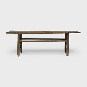 Mesa de Madera de Olmo Chino Rústica, Estilo Provincial de la Dinastía Qing, Mesa Consola Hecha a Mano, Decoración Minimalista para el Hogar de Estilo Rústico - Product Image 1