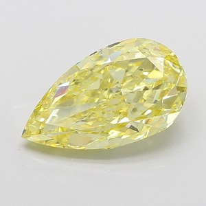 Diamante Suelto en Forma de Pera de 7.02 Ct, Color Amarillo Intenso, Claridad VS1, Certificado, para Joyería de Lujo - Product Image 1