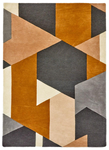 Tapis en laine de Nouvelle-Zélande fait main Botana par Rugfine, tapis d'intérieur artisanal vert sarcelle et ivoire de qualité supérieure avec un design botanique élégant - Product Image 5
