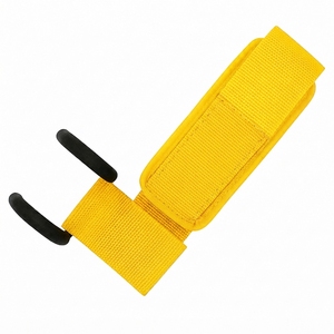 Ganchos de Alta Calidad con Gancho de Varilla OEM, Acolchado de Neopreno, Agarre de Goma Antideslizante, Ganchos de Metal para Varillas para Entrenamiento de Fisicoculturismo, Gimnasio, Fitness y Seguridad - Product Image 4