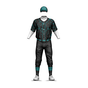 Uniformes de Béisbol Personalizados de Alta Calidad, Transpirables, de Secado Rápido, con Mangas Cortas, para Hombre, en Spandex/Poliéster, Tendencia 2026 - Product Image 3
