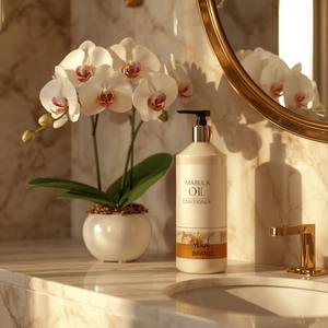 Crema Acondicionadora con Aceite de Marula para Cabello Rizado - Nutrición Profunda, Suavizante y Alisante, Reparadora, Sin Sulfatos, con Infusión de Romero - Product Image 3