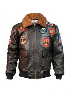 Top Gun Signature Flight Leather <b>Jacket</b> - Product Image 1