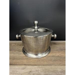 Seau à glace en argent de 7 litres, technique de moulage à la main, pour refroidir le champagne, avec couvercle, facile à transporter, robuste, bac à boissons - Product Image 2