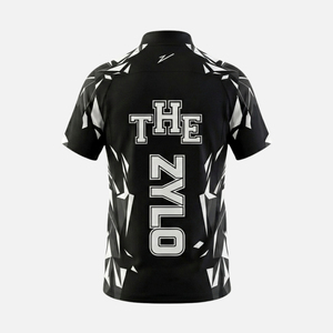 เสื้อเจอร์ซีย์ตาข่ายแบบซับลิเมชั่นสั่งทำขายส่ง |   เสื้อดาร์ทผู้ชาย OEM แบบซิป ระบายอากาศได้ดี แห้งเร็ว ใส่ได้ทั้งชายและหญิง - Product Image 4