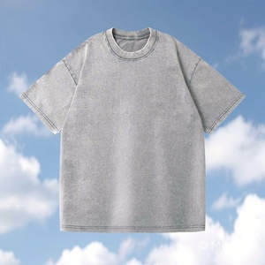 เสื้อยืดโอเวอร์ไซส์สไตล์วินเทจแบบย้อมสีพิเศษ ยูนิเซ็กซ์ ผ้าฝ้าย 230 กรัม พิมพ์ลายแบบแอซิดวอช เป็นมิตรต่อสิ่งแวดล้อม สตรีทแวร์ ทรงหลวม ไหล่ตก รับผลิตแบบ OEM - Product Image 3