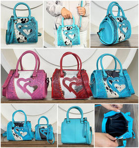 Nouveau Sac de Voyage de Luxe en Cuir de Vachette Véritable Fait Main par un Designer 2026 – Sac Polochon Portable Style Western pour Week-end - Product Image 3