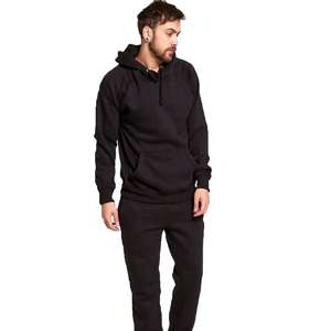 Conjuntos Deportivos Negros Simples para Hombre, Ropa para Correr y Trotar para Adultos - Product Image 1