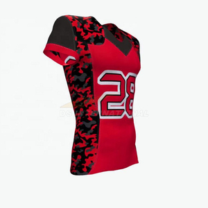 Camiseta de Rugby Personalizada para Adultos, Impresa por Transferencia de Calor, Transpirable, 100% Poliéster, de Alta Calidad y Secado Rápido - Product Image 2