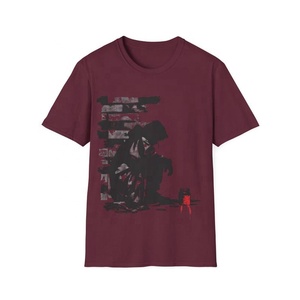 T-shirt vintage à imprimé graphique surdimensionné pour hommes et femmes, coton premium, col rond décontracté, manches courtes, coupe décontractée, streetwear - Product Image 6