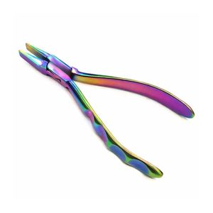 Rainbow <b>Needle</b> Nose Pliers Jewelry Making Tool Titanium Finish Carbon Steel Precision <b>Beading</b> Crafting Artisan Professional Tool - Product Image 1