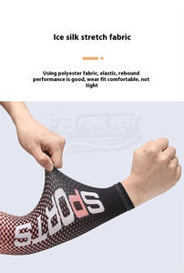 Mangas de Ciclismo Unisex de Seda Helada Personalizadas Anti-UV, Transpirables, Absorbentes de Sudor, Frescas, para Deportes al Aire Libre, Moda Primavera Verano - Product Image 5