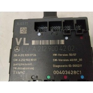 โมดูลควบคุมประตูหน้าซ้าย C-class มือสอง ของแท้ OEM A2129004202 - Product Image 4