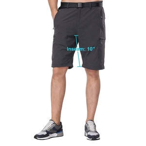 Pantalones de senderismo y escalada para hombre, ligeros, de cintura media, rectos, desmontables, elásticos, para exteriores, con cintura elástica, personalizados OEM ODM - Product Image 2