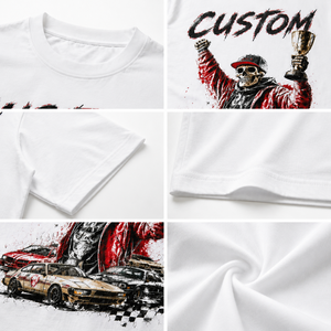 เสื้อผ้าผู้ชายไซส์ใหญ่ ผ้าฝ้าย 100% หนัก 260 GSM พิมพ์ลาย DTG เป็นมิตรกับสิ่งแวดล้อม เนื้อผ้านุ่มพิเศษ สตรีทแวร์แบบสั่งทำ ทรงปกติ ยูนิเซ็กซ์ รับผลิตแบบ OEM ODM - Product Image 4