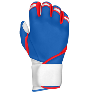 Gants de frappe de baseball en cuir Cabretta de qualité supérieure, couleurs personnalisées, pour droitier/gaucher, entraînement, XXL XL, fermeture auto-agrippante, manchette longue et étendue - Product Image 5