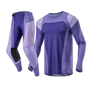 ชุดแข่งรถมอเตอร์ไซค์ผู้ชาย แขนยาว พิมพ์ลายแบบ Sublimation แห้งเร็ว โพลีเอสเตอร์ สีไล่ระดับ สำหรับทุกฤดู - Product Image 1