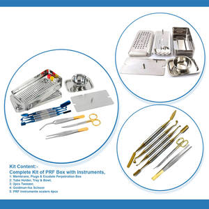 Dental PRF Box & PRF Instruments GRF System Platelet Rich Fibrin Set Implant Surgery Membrane Kit Steel Box by <b>Blush</b> Surgical - Product Image 5