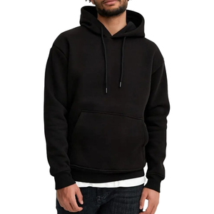 Sweat à capuche surdimensionné en molleton de coton 400 GSM pour homme, personnalisable OEM ODM, style streetwear, fournisseur de modèles vierges - Product Image 2