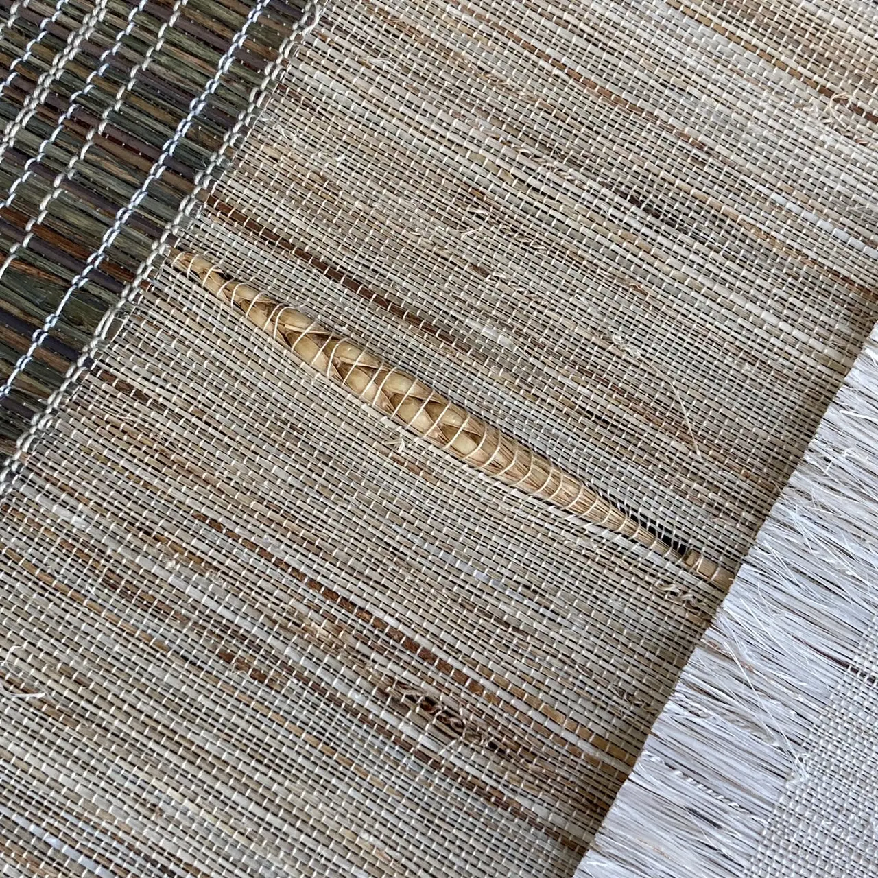 Natürliche gewebte Farben Jute Design Blinds toff