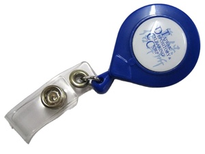 Porte-badge rétractable RP-03 avec sangle en PVC et clip ceinture - Product Image 6