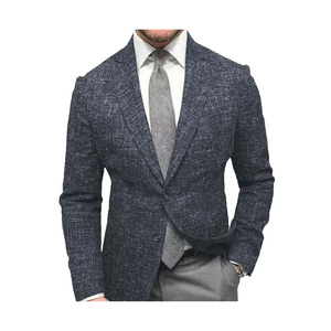 Costume en laine pour homme Steve & James, nouvelle conception 2020, simple boutonnage, anti-plis, taille personnalisée disponible - Product Image 1