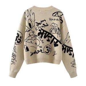 Custom LOGO OEM & ODM <b>Men</b> Sweater Jacquard Letter Knitwear <b>Men</b> Crew Neck <b>Pullover</b> Casual Knit Jumpers Winter <b>Men</b> Knitted Sweater - Product Image 5
