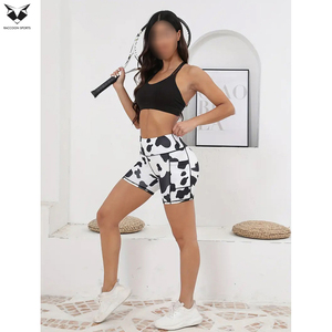 Top Product Women's High-Waisted Yoga <b>Shorts</b> With Pockets, Breathable And Quick-Drying, Perfect For Fitness And Gym - Product Image 5