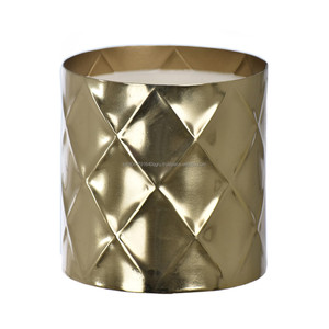 Diamond Pattern Metal Jar Candle at Affordable Price From India - Product Image 3
