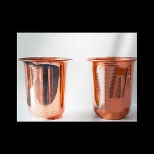 Verres à boire en cuivre en gros, gobelets métalliques en vrac pour l'eau, les jus, les cocktails, durables, réutilisables, pour la cuisine, l'hôtel, le bar. - Product Image 4