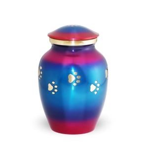 Wholesale Sage Green Brass Pet Cremation Urn Gold Heart Paw Print Pet <b>Ashes</b> <b>Casket</b> <b>for</b> Dog & Cat - Product Image 3