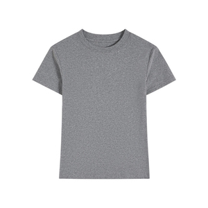 Camiseta de verano a la moda para mujer, nuevo estilo moderno con mangas cortas, informal, holgada, de longitud media, versátil, para mujer - Product Image 2