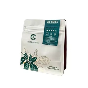 Café en grains certifié biologique SCA, torréfaction Fusion CIL, torréfaction Full City, mélange Premium Robusta Arabica, sac entier pour la gastronomie en gros - Product Image 1
