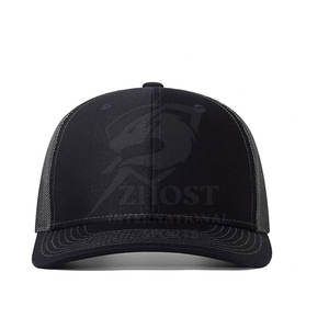 High Crown Style Trucker Hat Solid Color <b>Foam</b> Front <b>Padded</b> Snapback For Adults Trucker Hat - Product Image 6